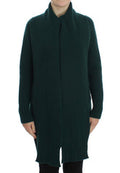 Women's Green Knitted Cashmere Cardigan Clothing