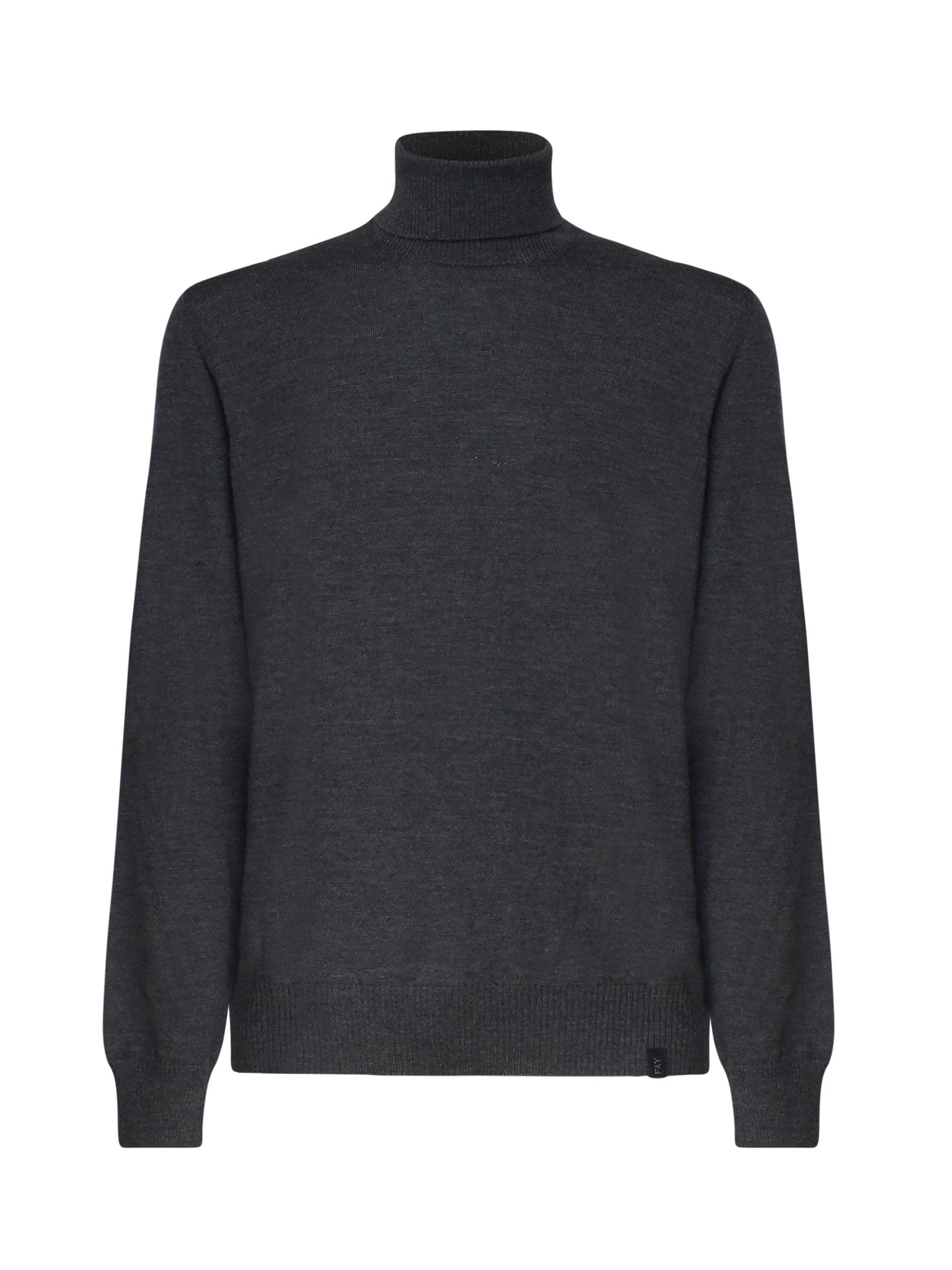 Fay Sweaters Grey Virgin Wool - 48