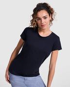 Camiseta de manga corta holgada con escote del mismo tejido Vetonek