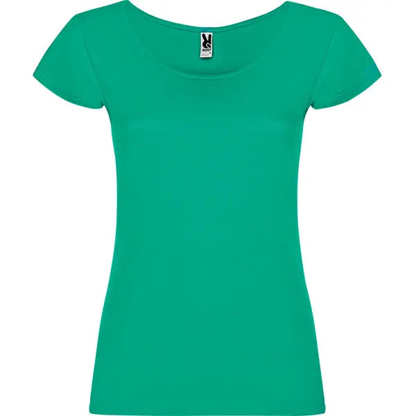Camiseta de manga corta, escote redondo, ribeteado y pronunciado Vetonek
