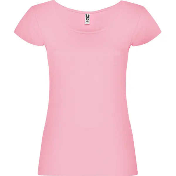 Camiseta de manga corta, escote redondo, ribeteado y pronunciado Vetonek