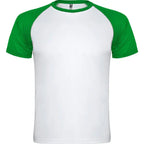 Camiseta deportiva de manga corta estilo ranglan en contraste Vetonek