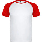 Camiseta deportiva de manga corta estilo ranglan en contraste Vetonek