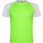 Camiseta deportiva de manga corta estilo ranglan en contraste Vetonek