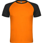 Camiseta deportiva de manga corta estilo ranglan en contraste Vetonek