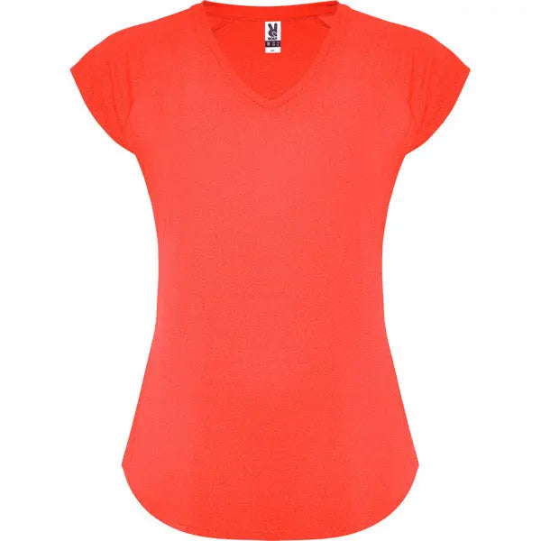 Camiseta técnica multi-deporte de mujer manga corta estilo manga ranglan Vetonek