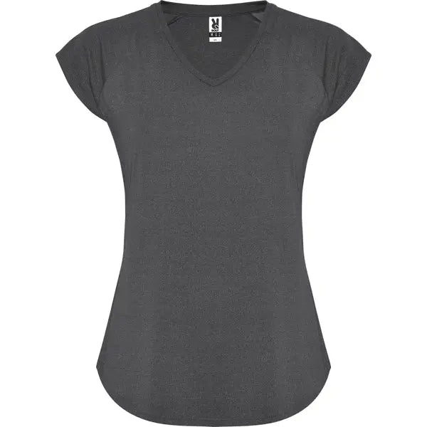 Camiseta técnica multi-deporte de mujer manga corta estilo manga ranglan Vetonek