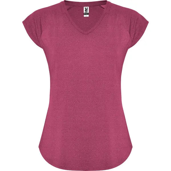 Camiseta técnica multi-deporte de mujer manga corta estilo manga ranglan Vetonek