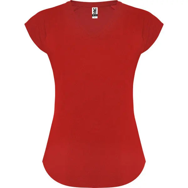 Camiseta técnica multi-deporte de mujer manga corta estilo manga ranglan Vetonek