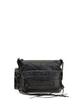 Balenciaga Le City Multipocket Shoulder Bag — Black