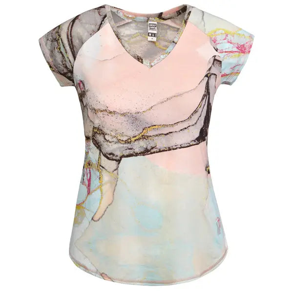 Camiseta técnica multideporte para mujer con manga ranglán Vetonek