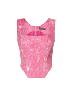 Alberto Audenino Top Pink Batik