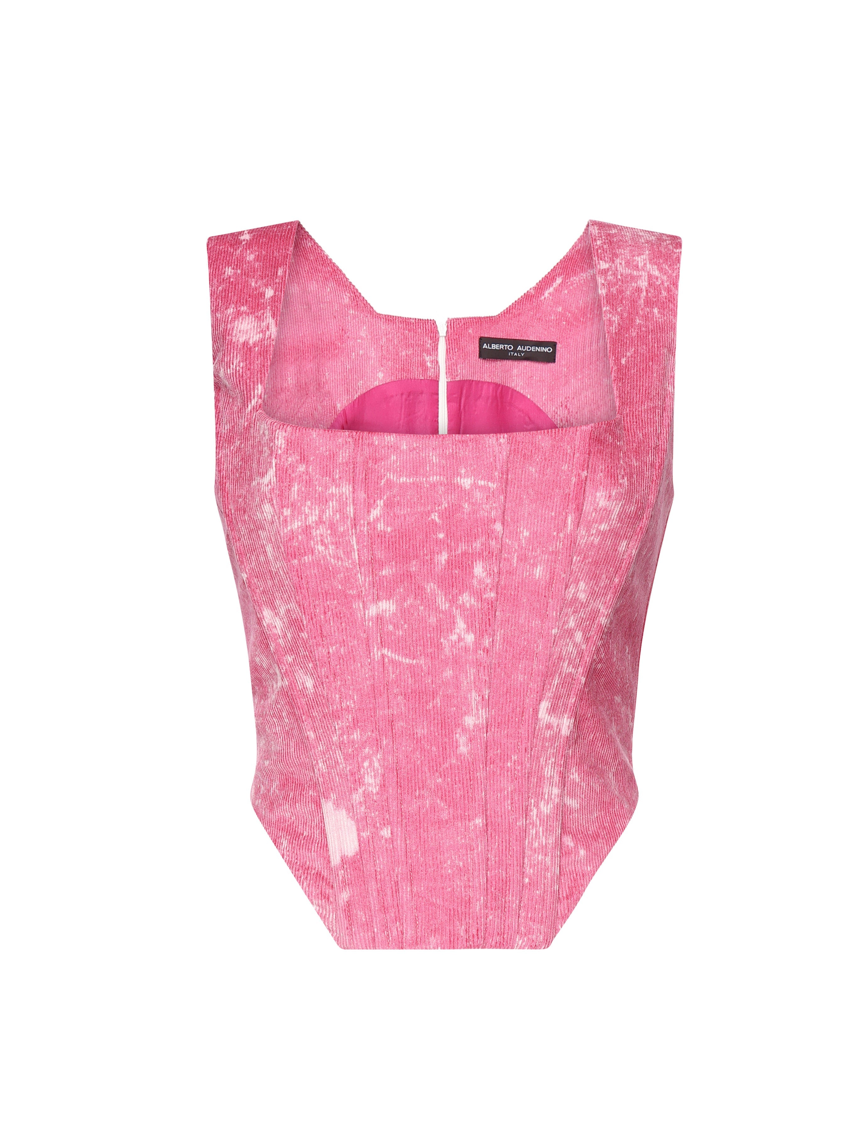 Alberto Audenino Top Pink Batik