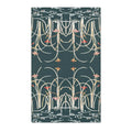 Floral Orchid Garden Accent Rug