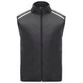 Chaleco técnico ligero de running, con cremallera frontal a tono con protector de barbilla Vetonek
