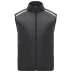 Chaleco técnico ligero de running, con cremallera frontal a tono con protector de barbilla Vetonek