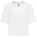 Camiseta de talle corto y holgado para mujer con manga corta Vetonek