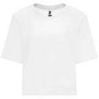 Camiseta de talle corto y holgado para mujer con manga corta Vetonek
