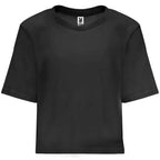 Camiseta de talle corto y holgado para mujer con manga corta Vetonek
