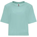Camiseta de talle corto y holgado para mujer con manga corta Vetonek