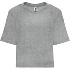 Camiseta de talle corto y holgado para mujer con manga corta Vetonek