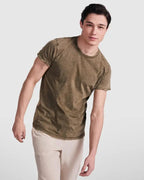 Camiseta de manga corta efecto jeans Vetonek