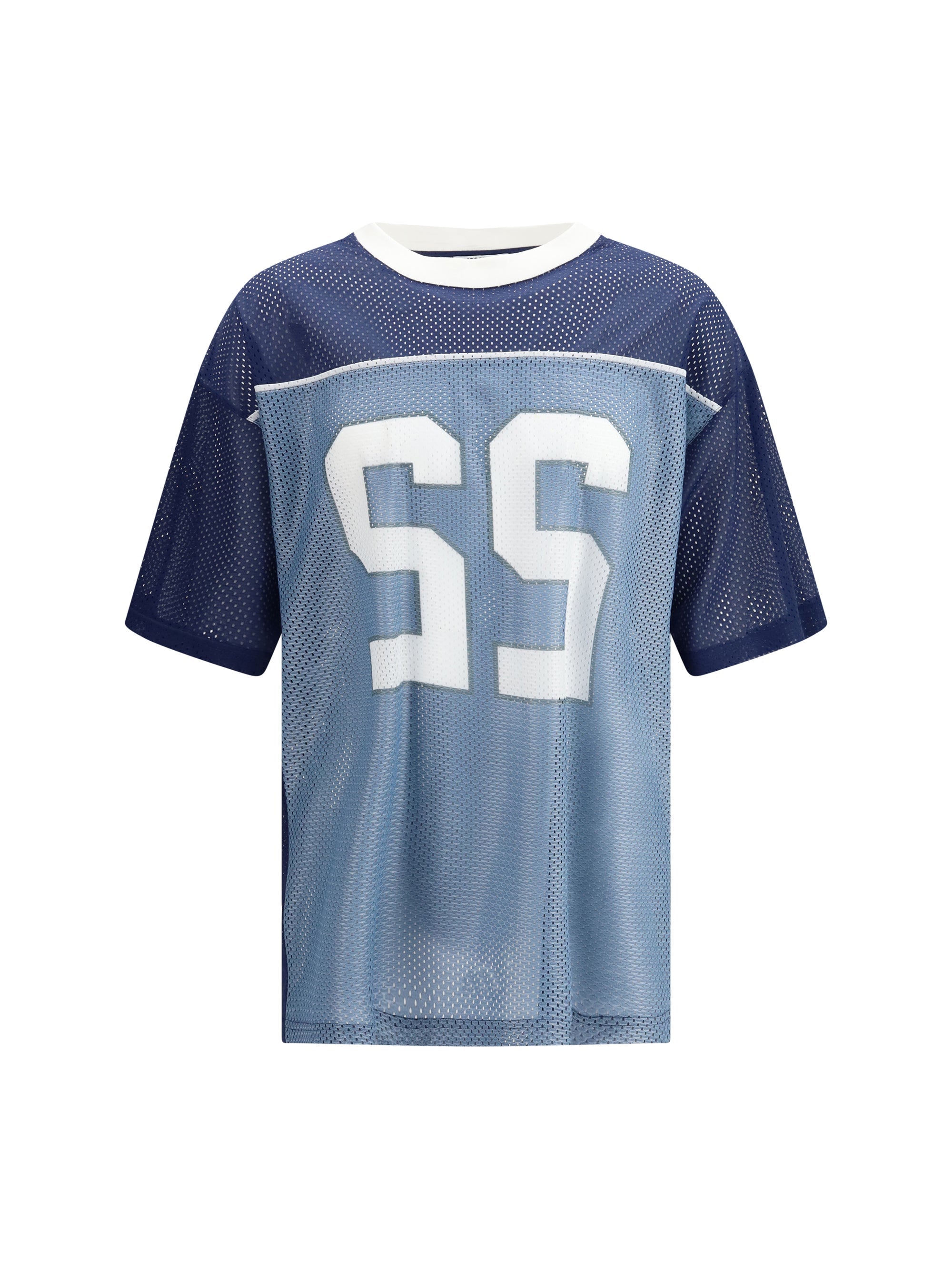 Moschino Technical Mesh T-Shirt — Blue
