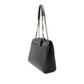 Chevron Calfskin Collar and Tie Tote