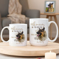 Taza de café de cerámica personalizada con la foto de la pata y el nombre Uso diario Conmemoración Simpatía Pérdida de mascota Regalo para dueños de mascotas