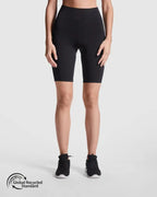 Leggings cortos compresores realizado en poliéster reciclado Vetonek