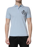 Men's Logo-Embroidered Cotton Polo Blue