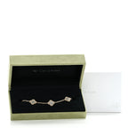 Van Cleef & Arpels 18K Yellow Gold Mother of Pearl 5 Motifs Vintage Alhambra Bracelet