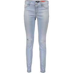 Azzurro Cotton Womens Jeans Blue Clothing