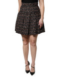 Women's Multicolor High Waist Tartan Tweed Mini Skirt