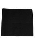 Men's Black Cashmere Knitted Square Handkerchief Scarf