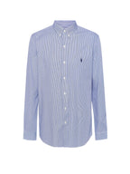 Polo Ralph Lauren Shirts Blue Cotone Elastan - XL