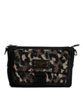 Men's Multicolor Leopard Jacquard Crossbody Bag