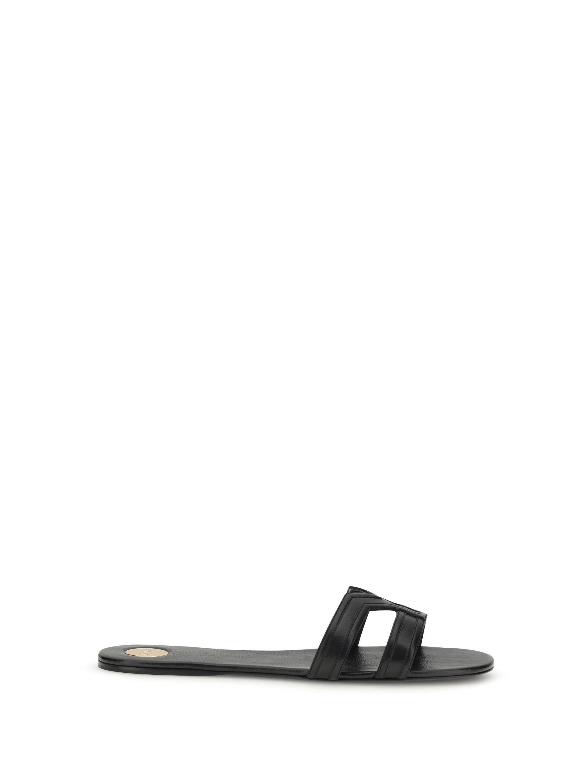 Saint Laurent Mabrouka Sandals — Black