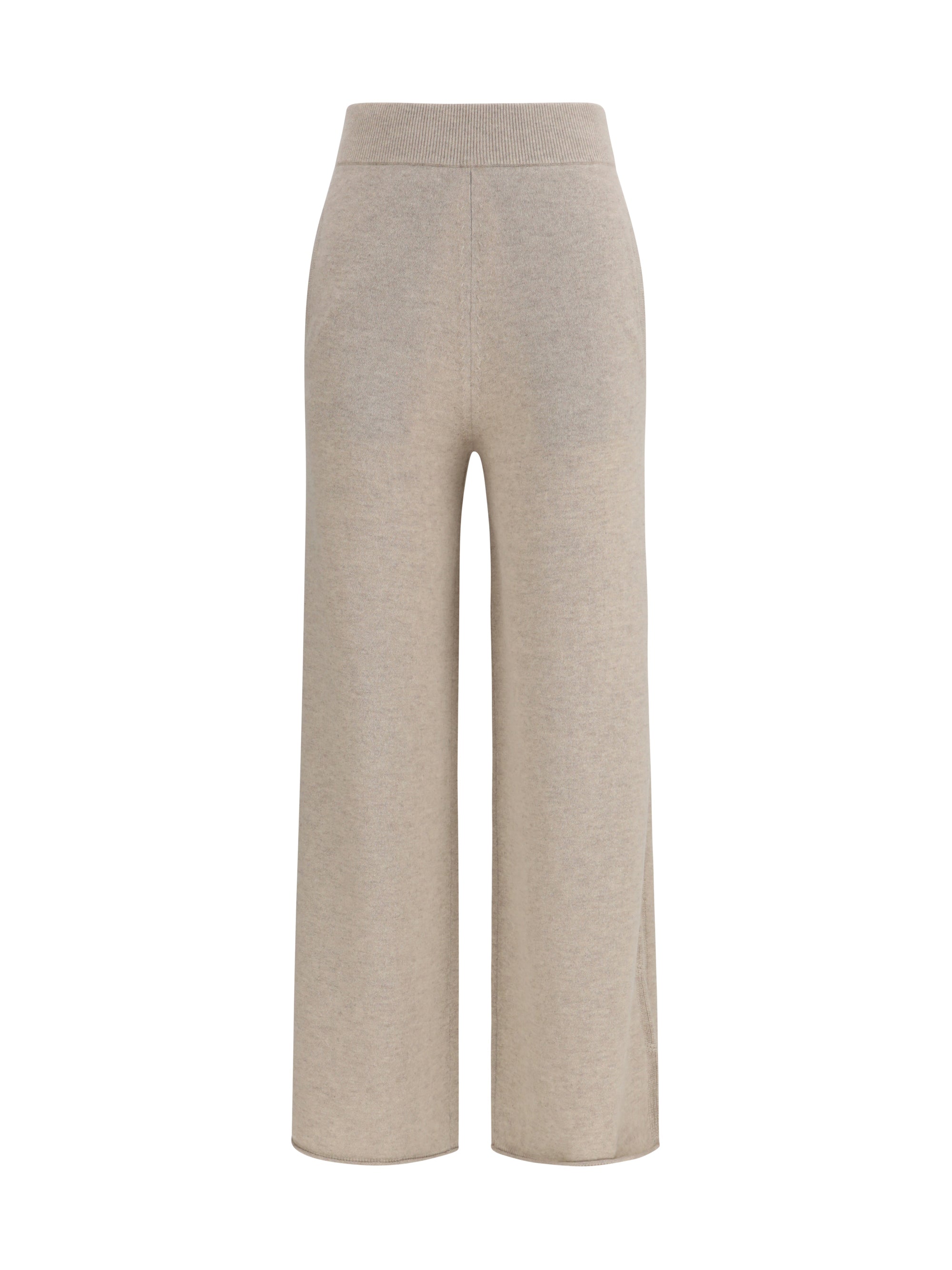Max Mara Pure Cashmere Trousers — Beige
