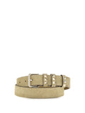 Valentino Garavani Rockstud Belt — Beige