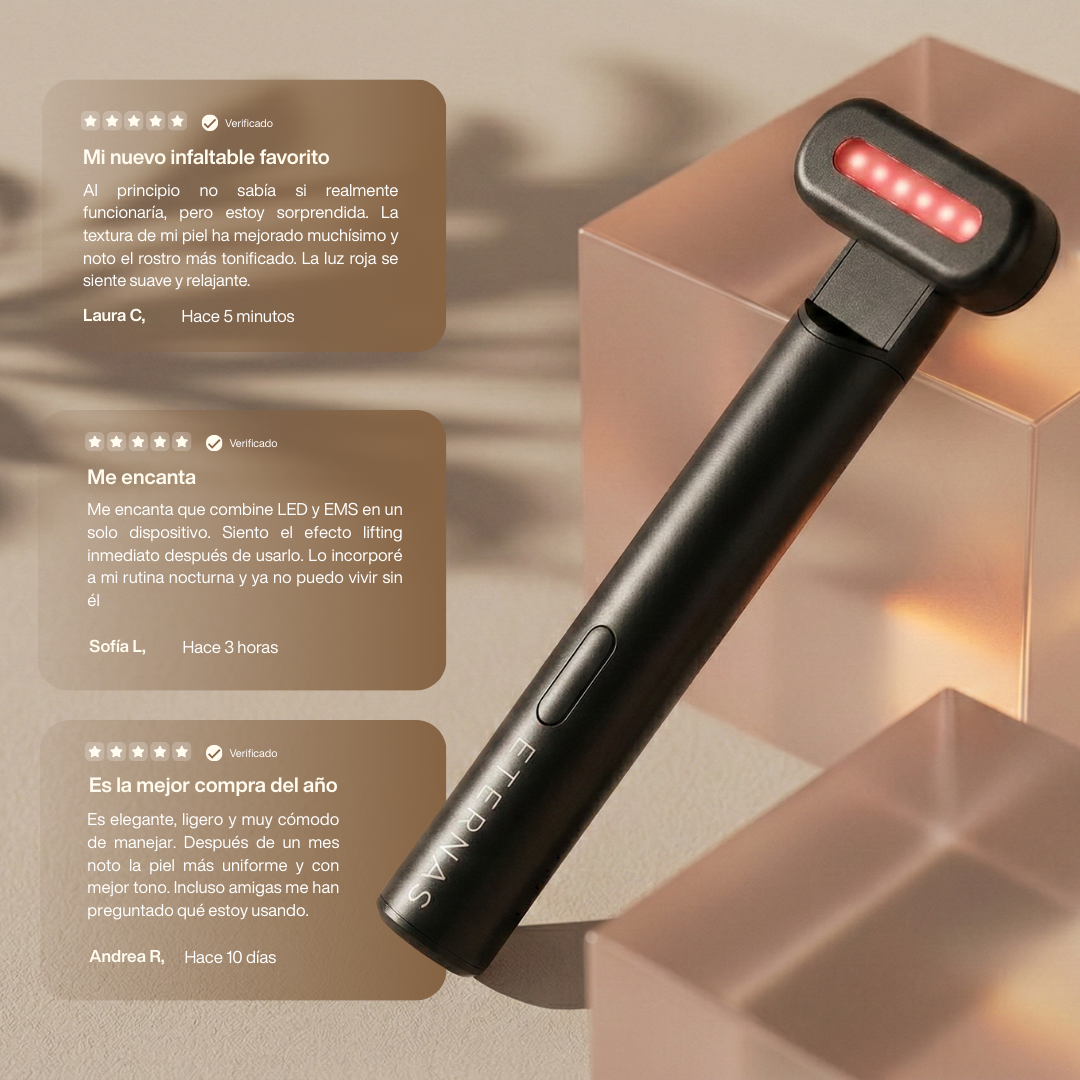 Dispositivo LED Microvibración y Microcorriente con Terapia de Calor