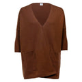 Syrup Brown Lillien Open Cardigan