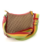 Christian Dior Monogram Rasta Double Saddle Beige