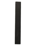 Men's Black Tone Brass Logo Branded Tie Clip Bar