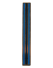 Men's Gold Tone Brass Logo Branded Tie Clip Bar Real Enamel