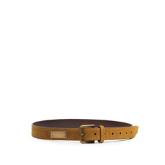 Men's Brown Leather Regular Belt