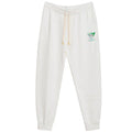 Men's White Cotton Athletic Pants