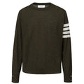 Men's Green Wool Sweatshirt Clothing