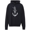 Men's Blue Cotton Sweatshirt Clothing