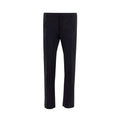 Men's Black Wool Dress Pants